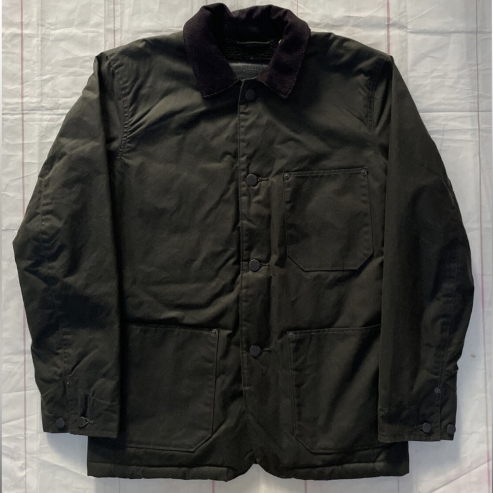 Levis X Halley Stevenson Sherpa Lined Wax Cotton Chore Engineer Jacket Mens XL